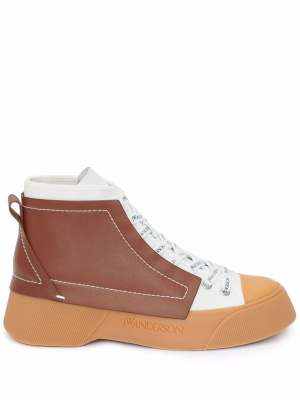 

Panelled high-top sneakers, JW Anderson Panelled high-top sneakers