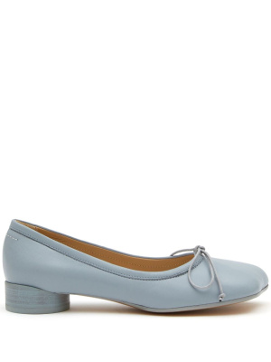 

30mm leather ballerina shoes, MM6 Maison Margiela 30mm leather ballerina shoes