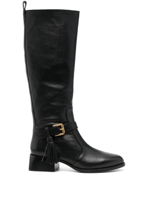 

Tassel-detail knee-high boots, See by Chloé Tassel-detail knee-high boots