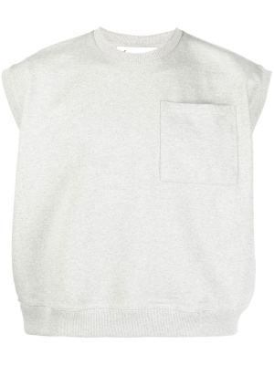 

Embroidered crew-neck vest, Etudes Embroidered crew-neck vest