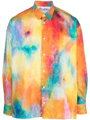 

Tie-dye cotton shirt, Etudes Tie-dye cotton shirt