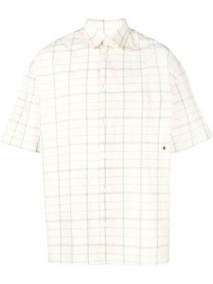 

Plaid-check print shirt, Etudes Plaid-check print shirt