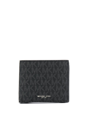 

Logo-print foldover wallet, Michael Kors Logo-print foldover wallet
