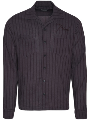 

Slate striped long-sleeve shirt, Rhude Slate striped long-sleeve shirt