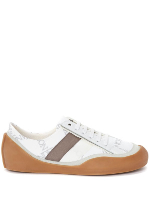 

Embroidered-logo panelled sneakers, JW Anderson Embroidered-logo panelled sneakers