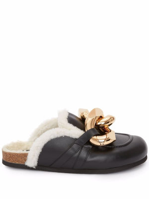 

Chain-link detail loafers, JW Anderson Chain-link detail loafers