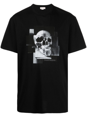 

Skull-print cotton T-shirt, Alexander McQueen Skull-print cotton T-shirt
