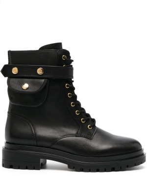 

Cammie lace-up leather boots, Lauren Ralph Lauren Cammie lace-up leather boots