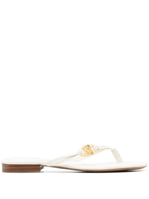 

Emalia logo-plaque flip flops, Lauren Ralph Lauren Emalia logo-plaque flip flops