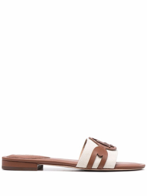 

Alegra two-tone slides, Lauren Ralph Lauren Alegra two-tone slides