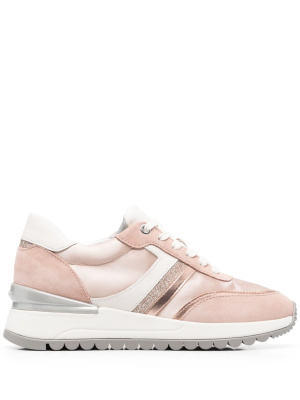 

Suede-panelling low-top sneakers, Geox Suede-panelling low-top sneakers