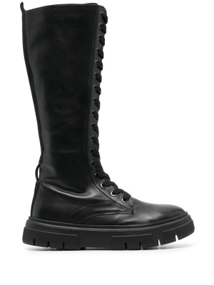 

Lace-up knee-high boots, Geox Lace-up knee-high boots