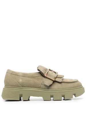 

Fringe-detail chunky-sole loafers, Geox Fringe-detail chunky-sole loafers