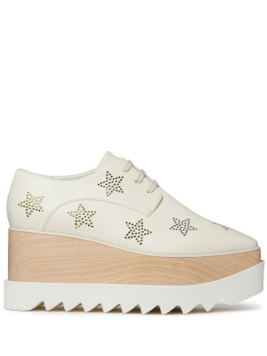 

Elyse Crystal Star 80mm platform oxfords, Stella McCartney Elyse Crystal Star 80mm platform oxfords