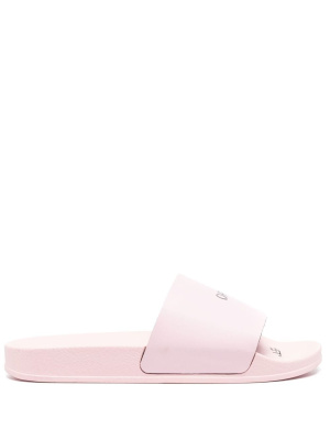 

Logo-print open-toe slides, Off-White Logo-print open-toe slides