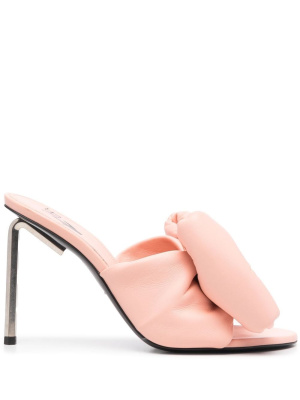 

Bow-detail padded mules, Off-White Bow-detail padded mules