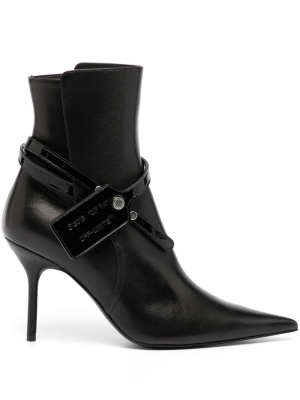

Zip Tie stiletto boots, Off-White Zip Tie stiletto boots
