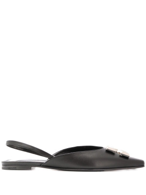 

Arrow plaque slippers, Off-White Arrow plaque slippers