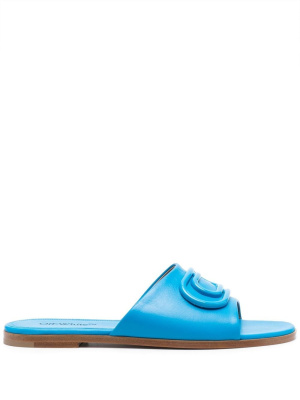 

Logo-plaque slip-on slides, Off-White Logo-plaque slip-on slides