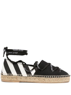 

Lace-up flat espadrilles, Off-White Lace-up flat espadrilles