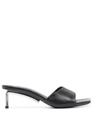

Square-toe leather mules, Off-White Square-toe leather mules