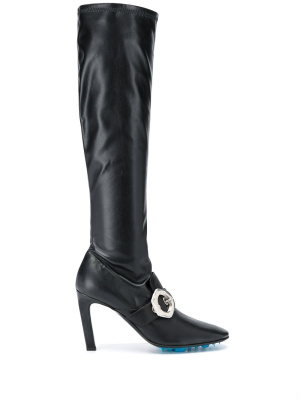 

Buckle-detail over-the-knee boots, Off-White Buckle-detail over-the-knee boots