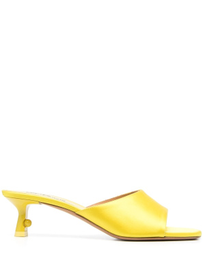 

Pop Lollipop satin mules, Off-White Pop Lollipop satin mules