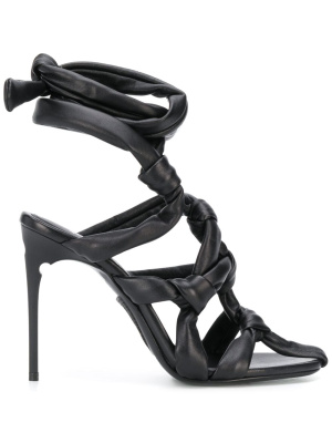 

Knotted strappy sandals, Off-White Knotted strappy sandals