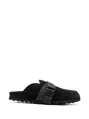 

Debossed-logo buckled mules, Off-White Debossed-logo buckled mules