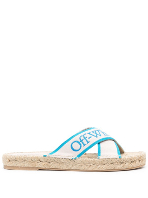 

Bookish Criss-Cross espadrille, Off-White Bookish Criss-Cross espadrille