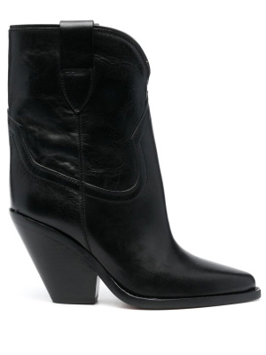 

90mm leather boots, ISABEL MARANT 90mm leather boots