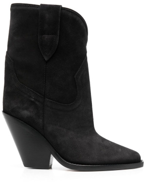 

Pointed-toe suede boots, ISABEL MARANT Pointed-toe suede boots