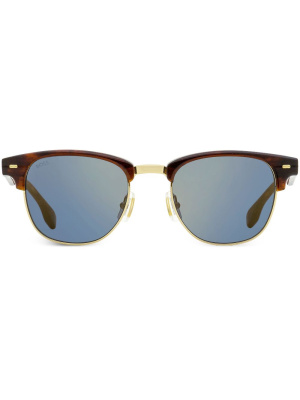 

Browline round-frame sunglasses, BOSS Browline round-frame sunglasses