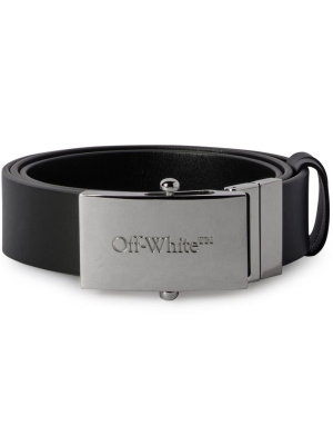 

Bookish Plate Rev leather belt, Off-White Bookish Plate Rev leather belt