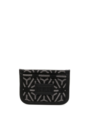 

Patterned-jacquard logo-patch cardholder, Kenzo Patterned-jacquard logo-patch cardholder