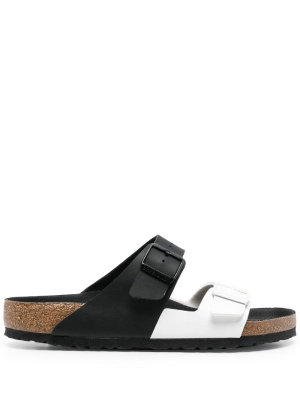 

Arizona colour-block slides, Birkenstock Arizona colour-block slides
