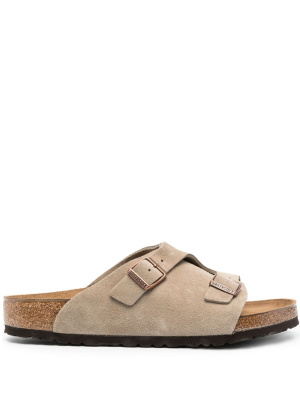 

Zurich buckled slip-on sandals, Birkenstock Zurich buckled slip-on sandals