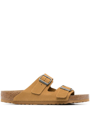 

Double-strap corduroy suede sandals, Birkenstock Double-strap corduroy suede sandals