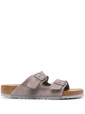 

Leather double-strap sandals, Birkenstock Leather double-strap sandals