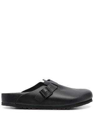 

Boston buckle-detail leather slides, Birkenstock Boston buckle-detail leather slides