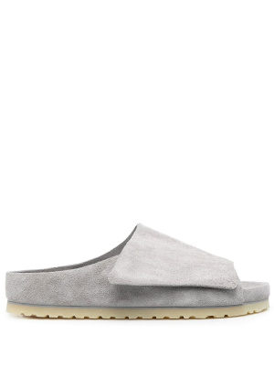 

Open toe suede slides, Birkenstock Open toe suede slides