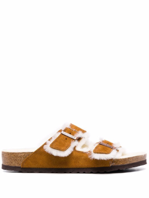

Shearling-lined sandals, Birkenstock Shearling-lined sandals