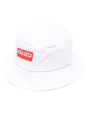 

Embroidered-logo bucket hat, Kenzo Embroidered-logo bucket hat