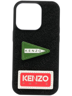 

Touch-strap logo-patch iPhone 14 Pro case, Kenzo Touch-strap logo-patch iPhone 14 Pro case