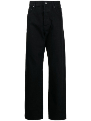 

Logo-patch straight-leg jeans, Kenzo Logo-patch straight-leg jeans
