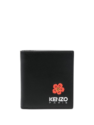 

Floral logo-print bi-fold wallet, Kenzo Floral logo-print bi-fold wallet
