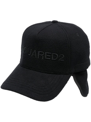 

Logo-embroidered fleece cap, Dsquared2 Logo-embroidered fleece cap