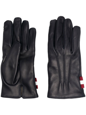 

Logo-patch leather gloves, Bally Logo-patch leather gloves
