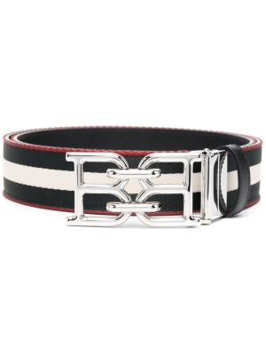 

B-Chain striped belt, Bally B-Chain striped belt