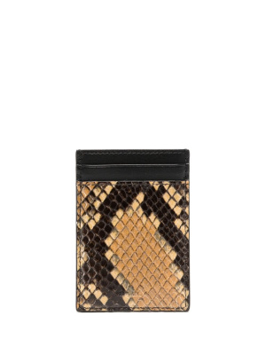 

Snakeskin-effect leather cardholder, Bally Snakeskin-effect leather cardholder